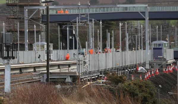 East Linton Station Construction - 2023-02-08